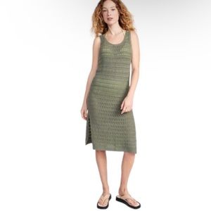 NWT Small Old Navy Norfolk Pine Crochet Midi Dress!